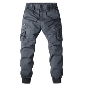 2025 Trending Wholesale Men's Mid Waist Casual <b>Slim</b> Fit <b>Jogger</b> Pants Lightweight Washed Cargo Trousers From Youth Manufacturers - Product Image 1