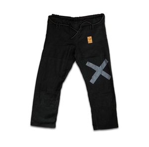 Kimono BJJ Deus Noir 440g Coton Judo Gi Adulte Unisexe Coupe Classique Impression par Transfert Thermique Logo Avant Professionnel Léger - Product Image 3