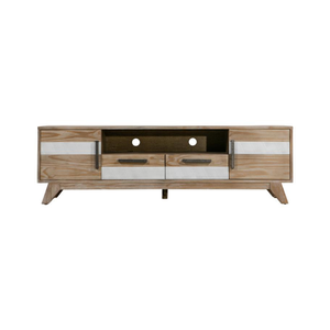 Mueble de TV de Madera de la Marca SOHO, Favorito, 1 Puerta, 3 Cajones, Nuevo Diseño, Muebles de Salón, Madera Maciza de Roble/Pino/Acacia - Product Image 1