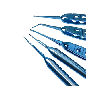 Pinzas de Ligadura Dentadas Oftálmicas de 85 mm 1x2, de Titanio, Manuales, Reutilizables, Juego de Herramientas para Microcirugía Ocular - Product Image 6