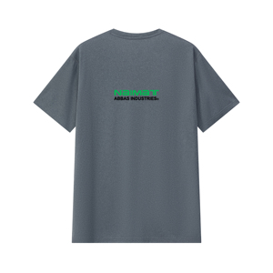 เสื้อยืดคอกว้างแขนสั้นทรงปกติสำหรับผู้ชายจาก Abbas Industries ผลิตจากผ้าเจอร์ซีย์คอตตอน 100% พิมพ์ลายตัวอักษร สไตล์ลำลอง - Product Image 4