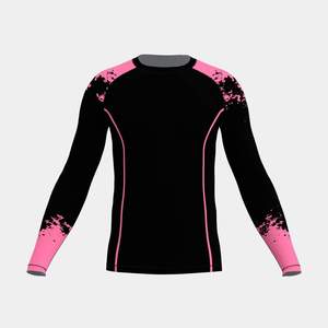 Rashguard Personalizado para MMA y BJJ, Unisex, Material de Poliéster/Spandex, Mangas Largas y Cortas - Product Image 1