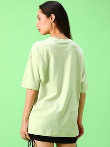 Camiseta Garfield para Mujer, 100% Algodón, Estampado Gráfico, Corte Holgado, Manga Corta, Cuello en V, Ropa Casual, Estilo Urbano - Product Image 3