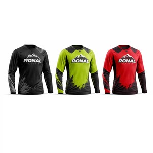 Jersey de Ciclismo MTB DH BMX MX de Alta Calidad Personalizable, Transpirable, Impermeable y Resistente al Viento, para Enduro, Descenso y Motocross, en Oferta - Product Image 5