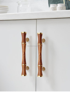Tirador de puerta de armario de latón de madera Natural completo Wonder, cajón de armario, tirador de armario de lujo de gama alta para puerta de Falak World Export - Product Image 2