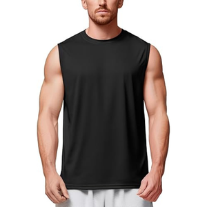 Débardeurs de sport et de musculation de haute qualité pour hommes, débardeur décontracté côtelé en coton tricoté élastique, vente en gros - Product Image 4