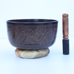 Cuencos Tibetanos de Aluminio Personalizados de Alta Calidad, Cuenco de Sonido para Meditación, Grabado a Mano, Terapia de Sonido Tibetana - Product Image 4