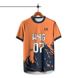 ออกแบบเสื้อฟุตบอลแบบซับลิเมชั่นตามสั่ง OEM ชุดทีมฟุตบอลของคุณเอง แห้งเร็ว ระบายอากาศดี เสื้อฟุตบอลขายส่ง - Product Image 2