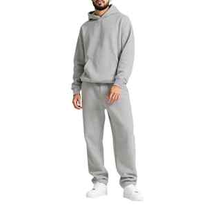 Survêtement personnalisé 340 GSM délavé à l'acide avec strass, coupe oversize, épais, impression sérigraphiée, sweat à capuche et pantalon large baggy - Product Image 3