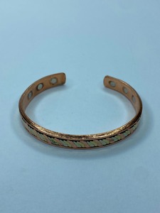 Solid Brass & <b>Copper</b> Vintage Gold Plated Adjustable Cuff <b>Bracelet</b> Wholesale Manufacturer Supplier Handmade Wedding Unisex - Product Image 3