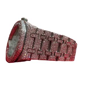 Reloj de Lujo Millionaire VVS Moissanite, Acero Inoxidable, Cristal de Zafiro, Digital, de Moda, para Buceo, Clásico, Esqueleto, Resistente al Agua - Product Image 1