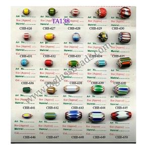 Antique Indian Trade <b>Beads</b> Venetian Chevron Jewelry Making Supplies Loose <b>Glass</b> Crystal Lampwork <b>Beads</b> for <b>Bracelet</b> Creation - Product Image 1