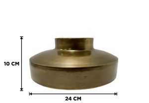 Macetero para Exhibición Artística de Flores, Florero de Metal Contemporáneo, Elegante Centro de Mesa para Sala de Estar y Comedor - Product Image 3