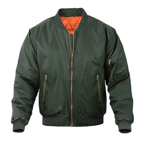 Blouson bomber professionnel pour homme, coupe-vent, hiver, manches longues, fermeture éclair avant, confortable, vestes pour homme - Product Image 1