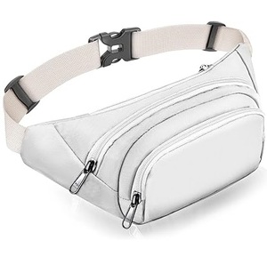 Sac banane unisexe personnalisé avec poches zippées, idéal pour le voyage, le cyclisme, le sport et comme sac bandoulière ou sac de poitrine, vente en gros - Product Image 2
