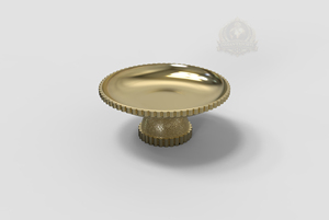 Soporte de Lujo para Tartas y Postres Dorado, Decoración para Mesa de Boda, Estilo Majlis para Ramadán, Buffet de Hotel, Acero Inoxidable Ecológico Premium de Israel - Product Image 4