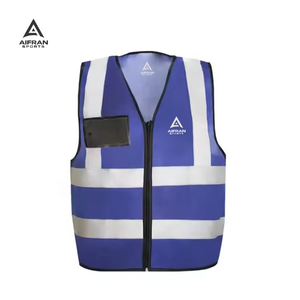 Chaleco de Seguridad de Alta Visibilidad con Logotipo Personalizado Aifran, Chaleco Reflectante para Herramientas, Ropa de Trabajo Resistente al Viento para la Construcción - Product Image 4