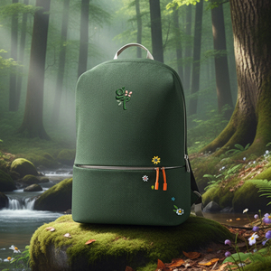 Mochila Reciclable de Gran Capacidad con Diseño Ligero e Impermeable, Correa Ajustable y Cierre de Cremallera para Viajes, a la Moda - Product Image 3