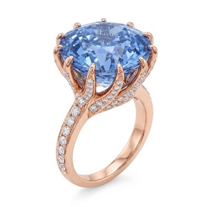 Platinum Round Brilliant Cut Lab Diamond Engagement <b>Ring</b> Baguette Side Stones Cute Style Third Party Certified Women's Jewelry - Product Image 3