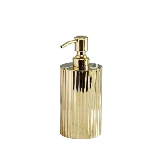 best Quality Bathroom Accessories Liquid Soap Bottle Wall Mounted Brass Metal Luxury Shampoo Bottle At Wholesale Price