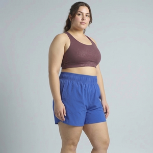 Women Elastic Waist Plus Size Gym Shorts Women Sports Fitness Quick Dry Shorts Women Yoga <b>Exercise</b> Beach Wear Shorts - Product Image 4