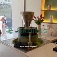 Moulin à matcha en granit commercial Elite pour matcha cérémoniel avec broyage à basse vitesse et acier inoxydable SUS304