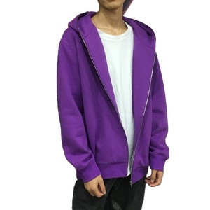 Sudadera con capucha y cremallera de moda del fabricante OEM, ropa de calle personalizada con cara completa, cremallera pesada, transpirable, ropa deportiva informal para Fitness - Product Image 1