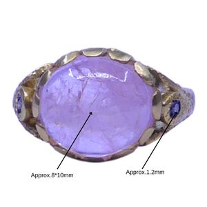 Bijoux en argent sterling 925 plaqué or pour mariage, pierre précieuse morganite, bague classique pour femme - Product Image 2