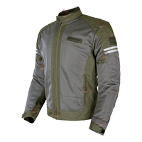 Veste d'été pour moto en maille + Cordura pour hommes, veste de moto en textile respirant et protecteur