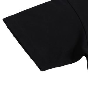 T-shirt japonais 260g épais pour homme, en coton, à manches courtes, col rond, coupe ample, blanc uni, pour club et gym - Product Image 4