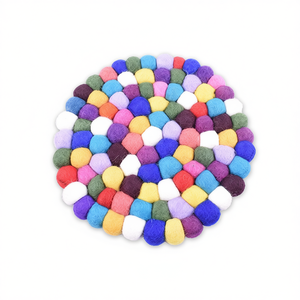 Maniques de four en feutre multicolores - Product Image 2