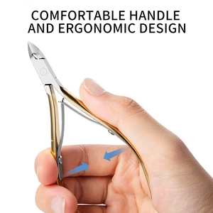 Juego de Tijeras para Piel Muerta de Acero Inoxidable, Cortaúñas, Empujador de Cutículas, Removedor de Uñas y Gel, Kit de Manicura Profesional - Product Image 5