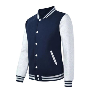 Custom Wholesale Unisex Geometric Stand Collar Hooded Windproof Quilted Varsity Letterman <b>Jacket</b> Canvas Fabric for <b>Men</b> Women - Product Image 1