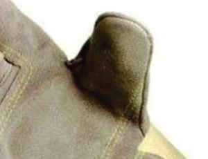 Holy Signs Leather Safety <b>Gloves</b> Double Palm Reinforced Cuff Breathable Flexible Anti-Cut Anti-Slip <b>Latex</b>-Free <b>Gloves</b> - Product Image 2