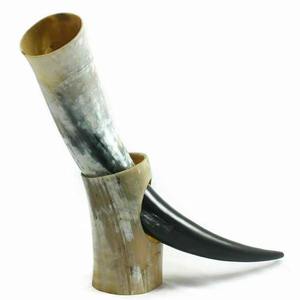 Vaso de Cuerno de Búfalo, Hecho a Mano, Auténtico Cuerno de Buey, Jarra de Cerveza, Acabado Natural, Estilo Rústico - Product Image 5