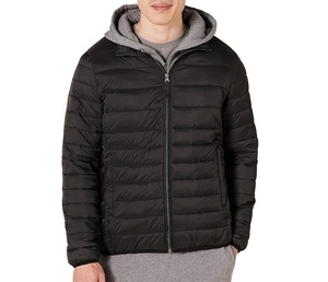 Blouson matelassé oversize pour homme 2025, style streetwear, motif uni, décontracté, hiver, fermeture éclair, prix de gros - Product Image 1