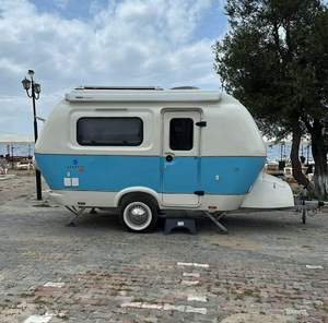 Mini <b>Teardrop</b> Camper RV Motorhomes Caravan Off-Road Family Camping Small <b>Trailer</b> Steel/Aluminum Construction One - Product Image 4