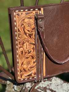 กระเป๋าโท้ทหนังแท้ลายดอกไม้แกะสลักด้วยมือ ปี 2026 สไตล์โบฮีเมียน วินเทจ น้ำหนักเบา สวยหรู เหมาะสำหรับพกพา - Product Image 4