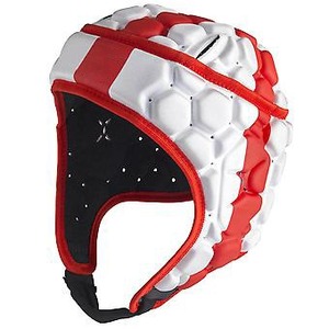 Men's Durable Rugby Head Gear with <b>Foam</b> <b>Padded</b> Soft Shell American Football Helmet Design for Calup industries Custom Color Logo - Product Image 5