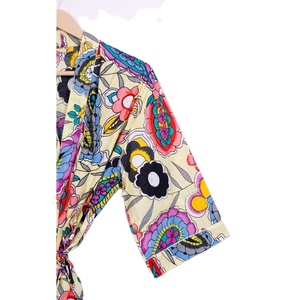 Robe Kimono longue légère 100% coton biologique pour femmes Robe de chambre en coton Boho Peignoir en coton pour femmes - Product Image 4