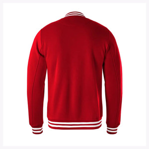 Best Selling Custom High Quality Wool Stand Collar Cartoon Patchwork Sleeves Letterman Bomber Varsity <b>Jacket</b> <b>Men</b> Women - Product Image 4