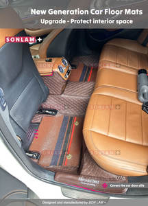 Alfombrillas de coche de cuero de carbono ODM Nano al por mayor, accesorios para coches de lujo, alfombrillas de coche personalizadas, juego completo de Mercedes Benz Clase E - Product Image 6