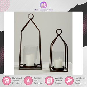 Expertos en la Venta de Portavelas de Metal con Acabado Dorado de Calidad Genuina, Elegante Portavelas Decorativo para el Hogar y Eventos - Product Image 4