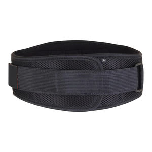 Cinturón de Levantamiento de Pesas Ajustable de Neopreno Negro Transpirable con Soporte Lumbar Contorneado para Entrenamiento Físico en el Gimnasio y Protección de Espalda - Product Image 3