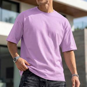 Mens Oversized T Shirt Sustainable Bamboo <b>Fabric</b> Anti Pilling Custom Color Plain Blank Luxury Quality Comfortable Lounge Wear - Product Image 3