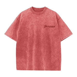เสื้อยืดดีไซน์ทันสมัยสไตล์วินเทจสำหรับผู้ชาย ผ้าฟอกสี ให้ความรู้สึกสบาย น้ำหนักเบา เหมาะสำหรับใส่ลำลอง - Product Image 1