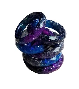 CHARMS joyería resina acrílico pulsera brazalete exagerado deslumbrante Multicolor ancho Irregular cuadrado acrílico pulseras para - Product Image 1