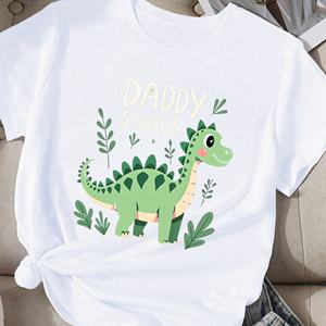 Camiseta cómoda para mujer Daddy Saurus - Product Image 3