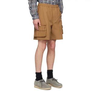 กางเกงขาสั้นคาร์โก้ผู้ชาย ทรงหลวม 3/4  สำหรับวิ่ง มี 3 กระเป๋า เอวยางยืด ผ้าฝ้าย เหมาะสำหรับเดินป่า - Product Image 2
