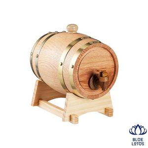 Fût en bois de chêne vintage de haute qualité, qualité alimentaire, artisanat durable pour l'âge du vin et le trempage à froid - Product Image 1